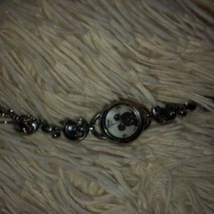 delicately detailed mickey watch